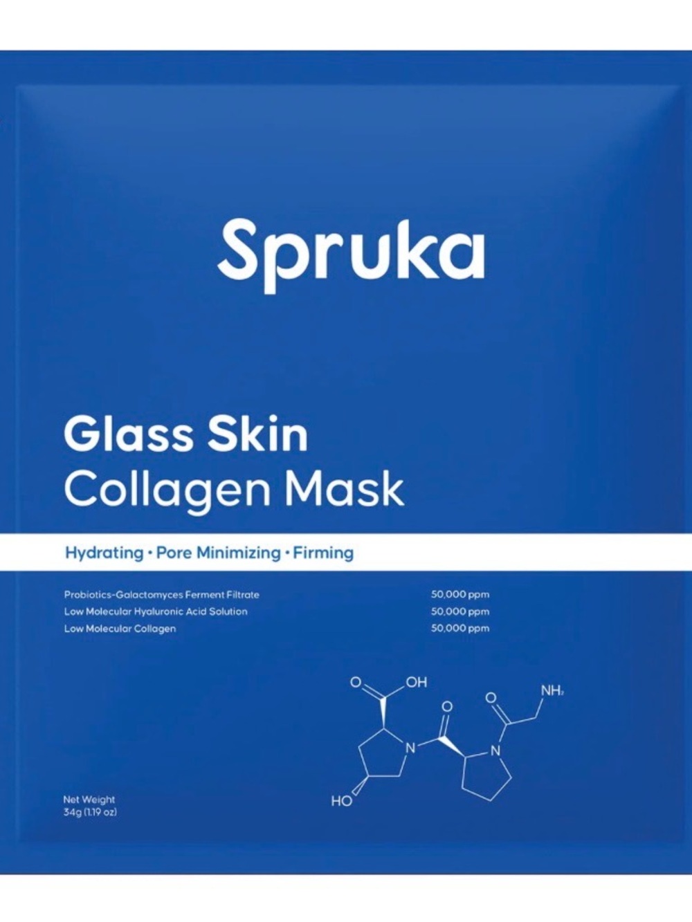 Spruka Glass Skin Collagen Mask